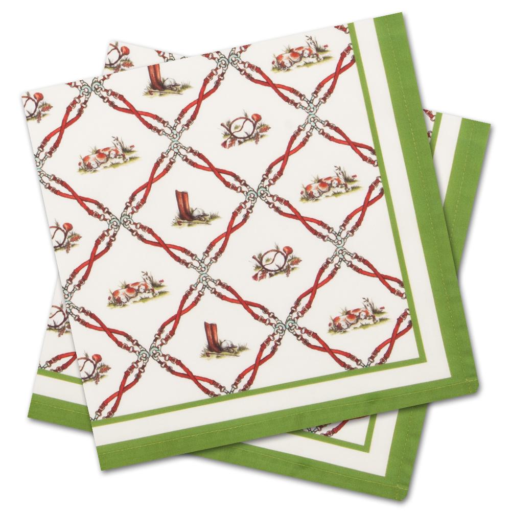 The Chase Foxhunting Cotton Napkins (set of 2) — Horse and Hound Gallery