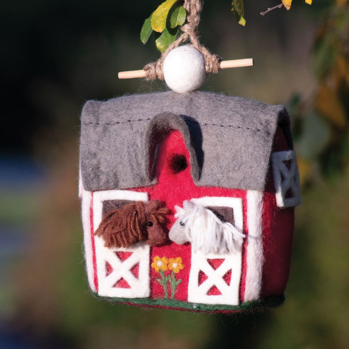 Horse Barn Birdhouse