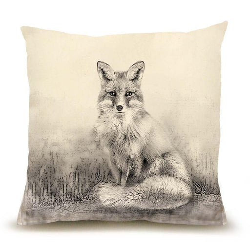 Woodland Fox Canvas Pillow by Eric & Christopher