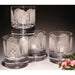 Jockey Silks Etched Crystal Rock Glasses - Set of 4