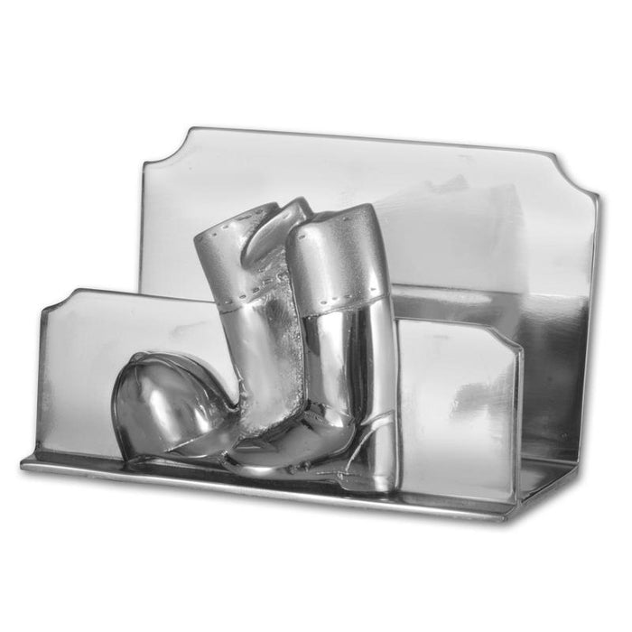 Boots & Helmet Chrome Letter - Napkin Holder