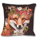 Woodland Fantasy Red Fox Tapestry Pillow