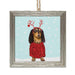 Festive Dachshund Holiday Ornament