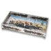 To Close to Call Horse Racing Decorative Glass Tray