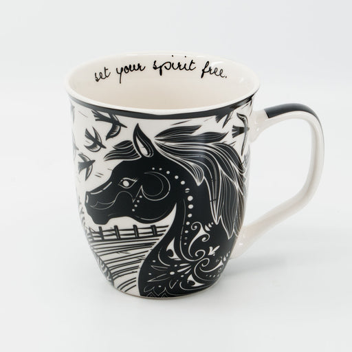 Set Your Spirit Free Horse Mug