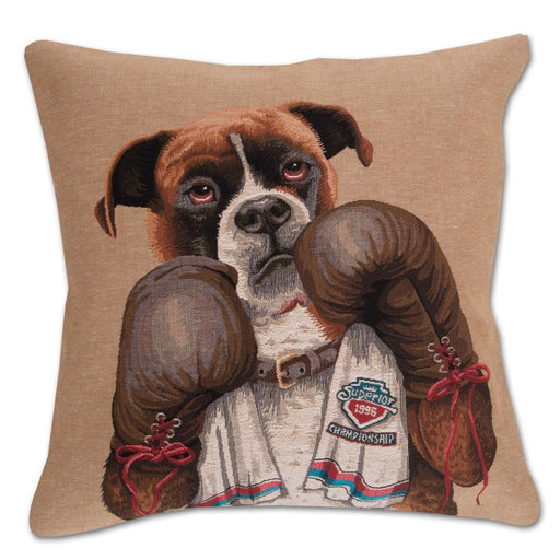 Boxing Boxer Tapestry Dog Pillow