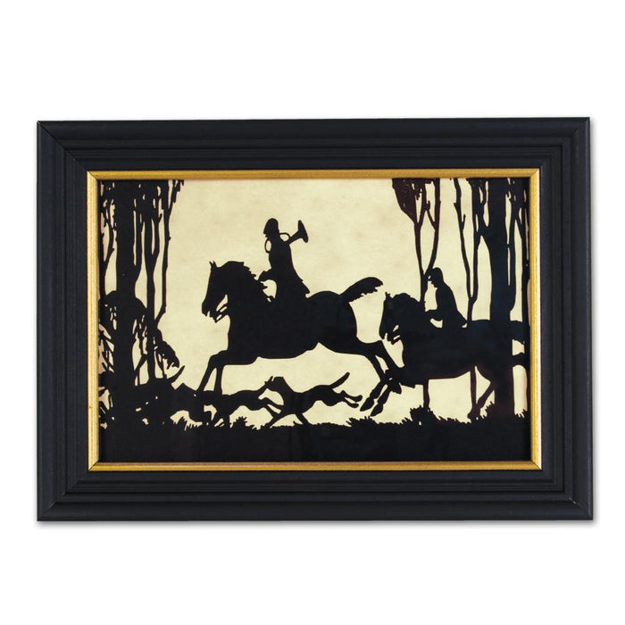 In the Thickett - Equestrian Silhouette Art