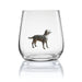 Labrador Retriever Stemless Wine Glass