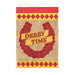 Red Roses Horseshoe Derby Flag - Small