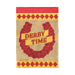Red Roses Horseshoe Derby Flag - Small
