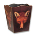 Sly Fox Wood Waste Basket