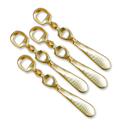 Snaffle Bit Brass Equestrian Cheese Knives (set of 4)