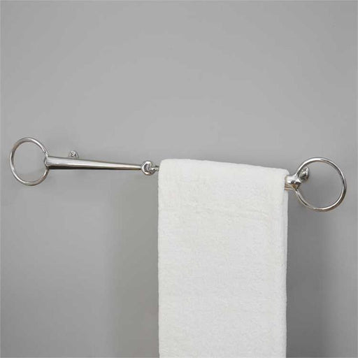 Snaffle Bit Chrome Towel or Blanket Bar 24"