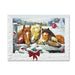 Friendly Neighbors Embossed Horse Christmas Cards 