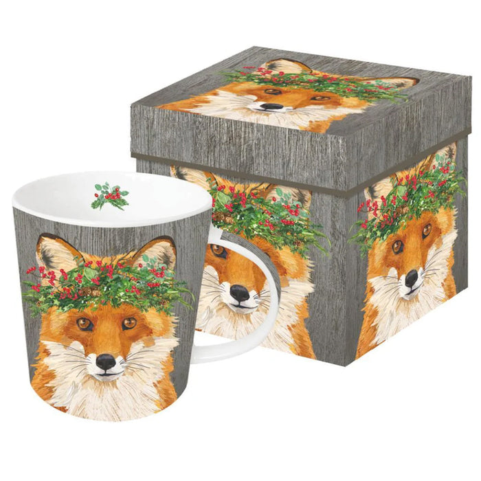 Fox Winter Berry Mug Gift Set