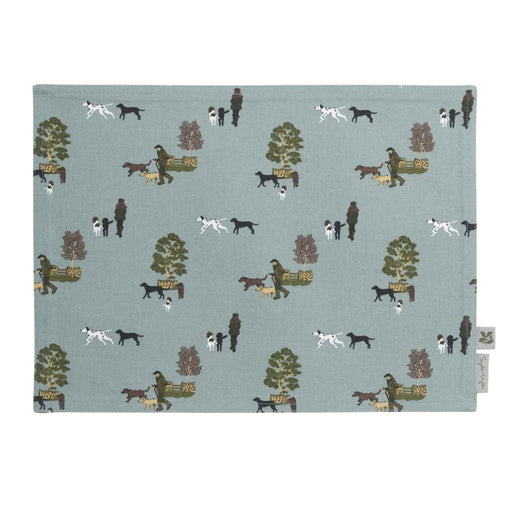 Woodland Dog Walks Cotton Placemat by Sophie Allport