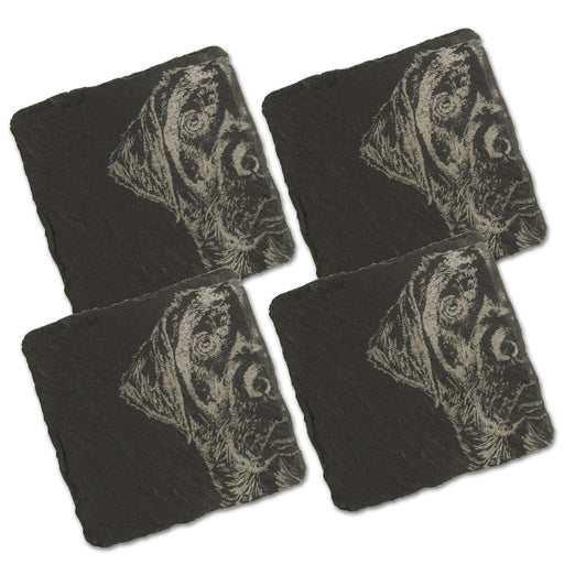 Labrador Retriever Slate Coasters - Set of 4