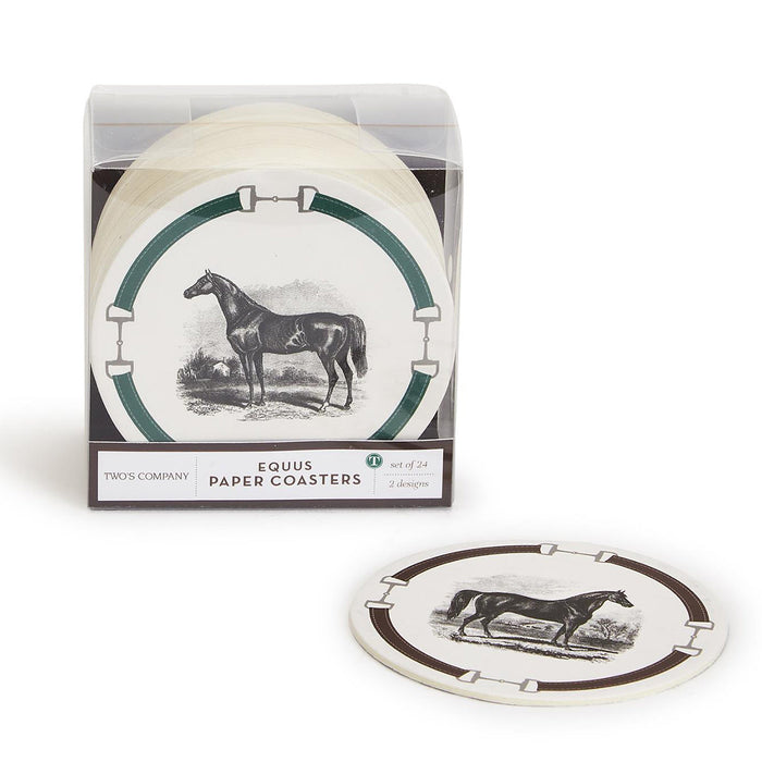 Equus Heavyweight Paper Coasters - Pkg 24