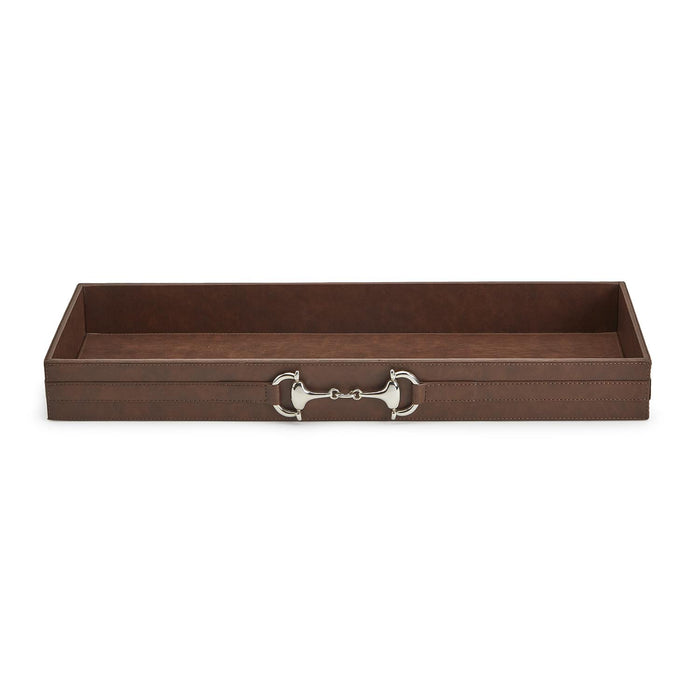 Country Horse Snaffle Bit Side Table Tray
