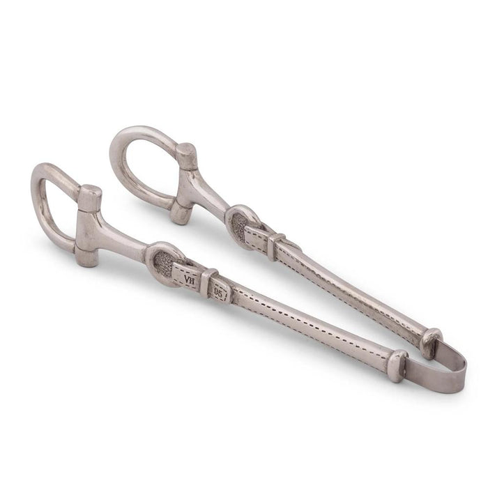 Equestrian Snaffle Bit Ice Tong - Pewter