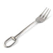 Equestrian Stirrup Serving Fork - Matt Silver