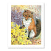 Fox & Wooly Bear Notecard by Cindy Hendrick