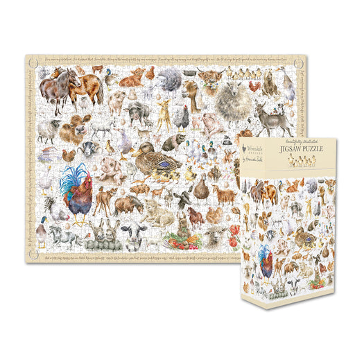 Farmyard Friends Jigsaw Puzzle by Wrendale