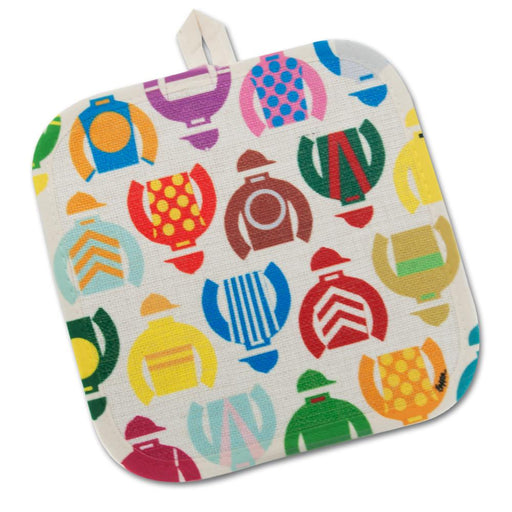 Jockey Silks Heat Resistant Potholder