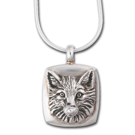 Fox Silver Frame Pendant by Jane Heart