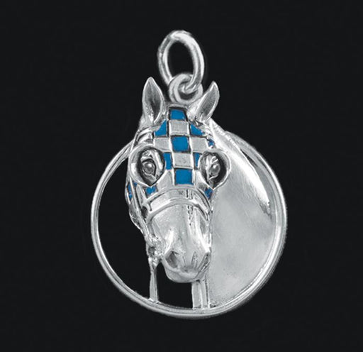 Secretariat Enameled Charm by Jane Heart