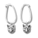 Fox Sterling Silver Hoop Earrings