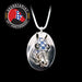 Secretariat Sterling Cameo Necklace 50th Anniversary