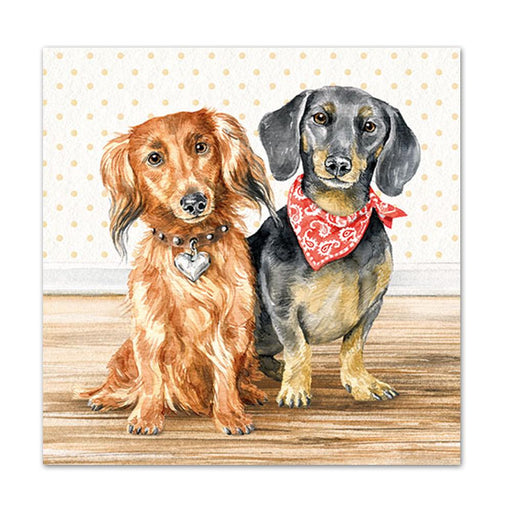 Dachshund Friends Luncheon Napkins