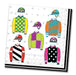 Racing Silks Paper Luncheon Napkins