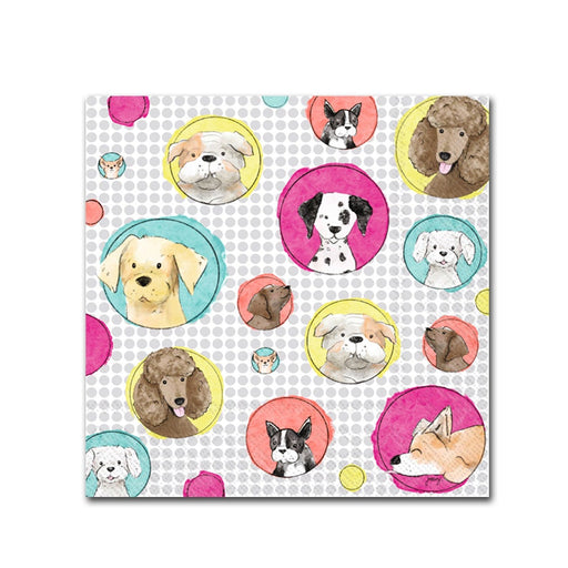 Pop Art Pups Paper Beverage Napkins