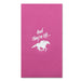 And They're Off Racehorse Pink Paper Linen Guest Towels - Foil Hot Stamped