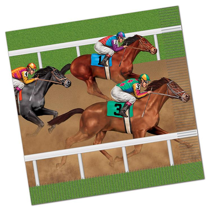 Horse Racing Paper Napkins - Luncheon