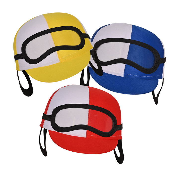 Derby Party Jockey Helmets - Assorted Colors Pkg 6