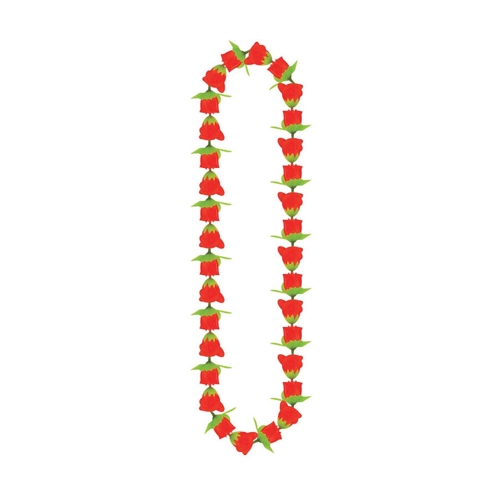 Derby Party Red Roses Neck Garland