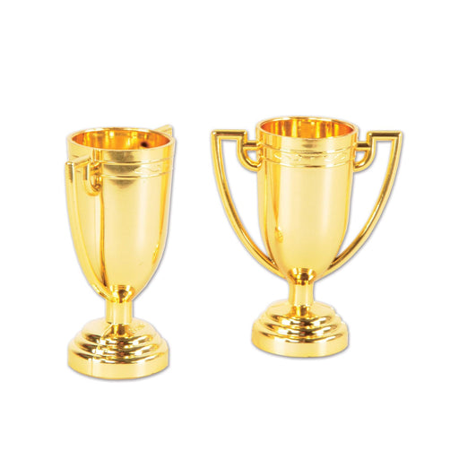 Derby Party Miniature Trophy Cups - Table Decoration Pkg 8