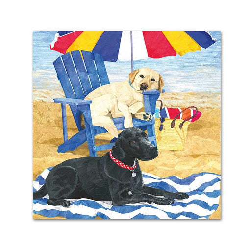 Dog Days of Summer Labrador Beverage Napkins