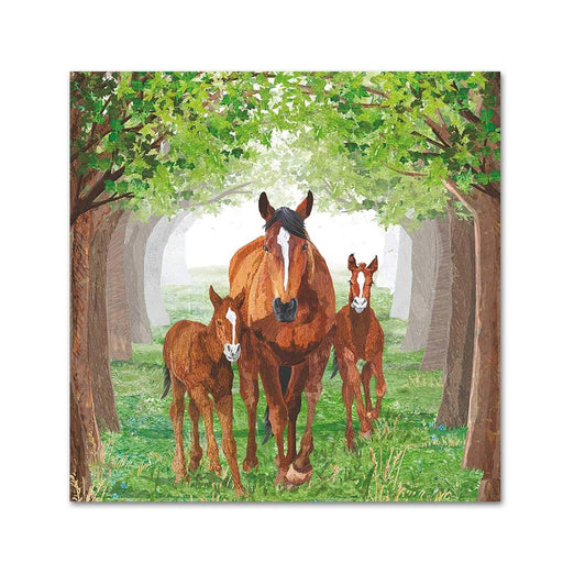 Timberland Horses Beverage Napkins