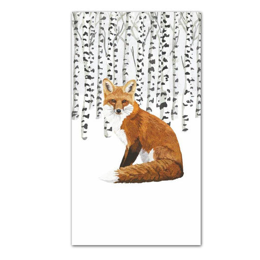 Wilderness Fox Paper Guest Towels - Buffet Napkins