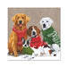 Christmas Sweater Dogs Paper Beverage Napkins