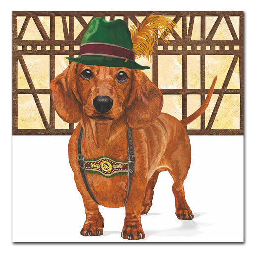 Schnitzel the Dachshund Paper Luncheon Napkins