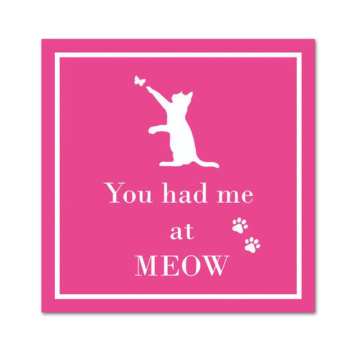 Meow Funny Cocktail Napkins