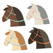 Party Horses Die-Cut Paper Napkins