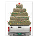 Hay Truck Covered in Lights Christmas Cards