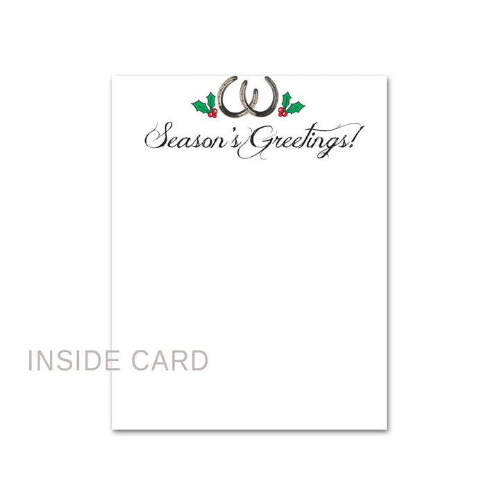 Horse Wraps Christmas Cards
