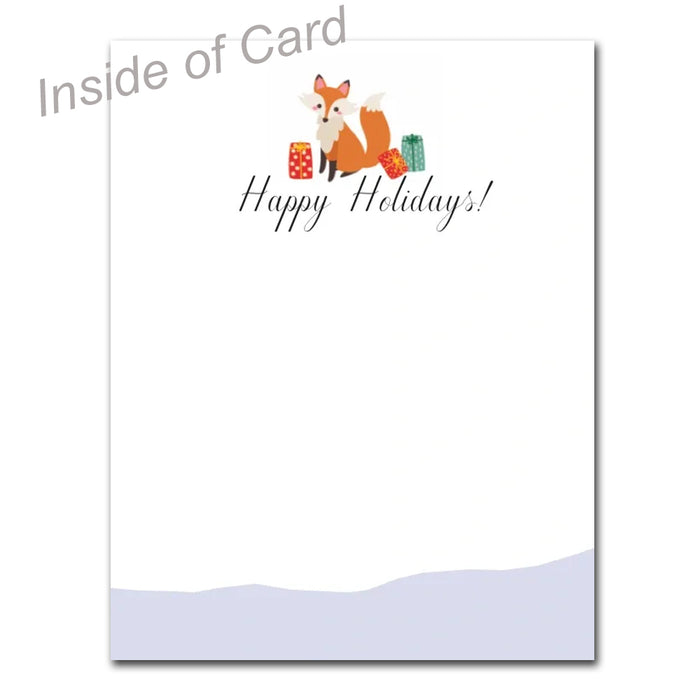 Foxy Christmas Tree Holiday Cards